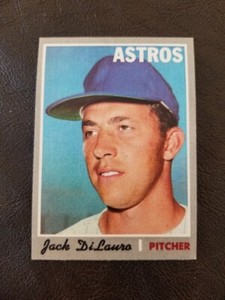 JACK DiLAURO 1970 TOPPS BASEBALL CARD #382 HOUSTON ASTROS
