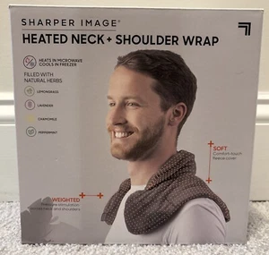 Sharper Image Heated Neck & Shoulder Wrap - Picture 1 of 4