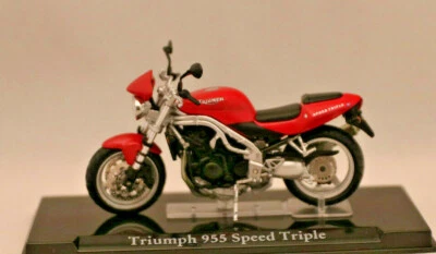 **Triumph 955 Speed Triple**Atlas Collection*neu*Maßstab: 1:24*Standmodell** - Bild 1 von 4