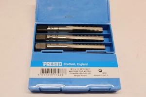 Presto M10 x 1.5 Tap set 3 taps 1st 2nd plug 10mm Tap set Bright finish new - Picture 1 of 1