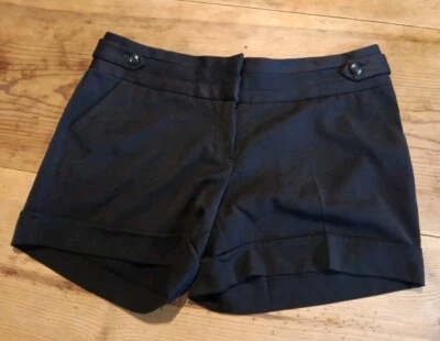 Maurices Smart Shorts Juniors 1 / 2 Black Dressy 4.5" Inseam Rayon Blend NWT - Image 1 of 4
