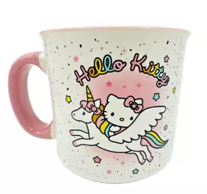 Sanrio Hello Kitty Flying Unicorn Coffee Cup Mug 20 oz multicolor ceramic NWT - Picture 1 of 7