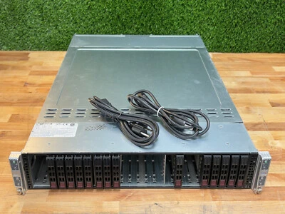Supermicro 2027TR-HTRF 4-Node Server w 4xModules ; 8x E5-2650 CPU & 24x 16GB RAM - Image 1 of 4