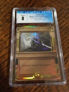 MTG Amonkhet Invocations Vindicate CGC 8 Top Pop Graded NM/M - Picture 1 of 2