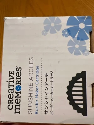 New Creative Memories Sunshine Arches Border Maker Cartridge NIB