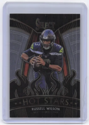 2020 Panini Select Hot Stars Russell Wilson #HS18 Seattle Seahawks - Image 1 of 2