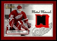 2005-06 Upper Deck Beehive Matted Materials Chris Osgood Detroit Red Wings