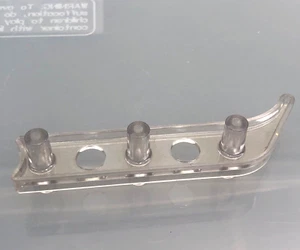 Data East Pinball Clear Ball Laneguide Plastic Playfield Parts 5150-5043-01 NOS - Picture 1 of 1