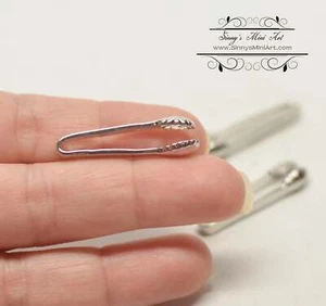 3 PC 1:12 Miniature Tongs A129 - Picture 1 of 3