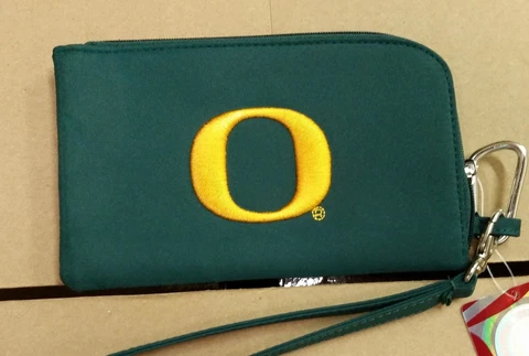 Oregon Ducks ID Wallet Wristlet Cell Phone Case Charm 14 Purse Cover