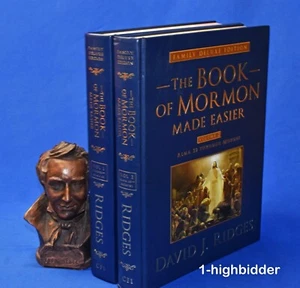 Book of Mormon Made Easier Family Deluxe Ed Vol. 1 & 2 Set Hardcover LDS Ridges - Picture 1 of 19