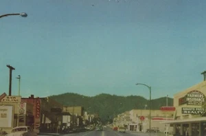 Grant's Pass Oregon Business District Postcard - Bild 1 von 2