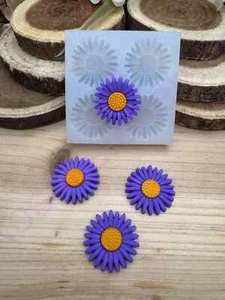 Frühling-Sommer Blumen Handarbeit Silikonform #3 zum Basteln - Bild 1 von 8