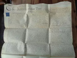1789 VELLUM DOCUMENT RELEASE OF ESTATE IN STRATFORD ST ANDREW & GREAT GLEMHAM ^ - Picture 1 of 20