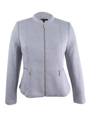 Chaqueta Tommy Hilfiger para mujer con cuello falso y cremallera Foto 1 de 3