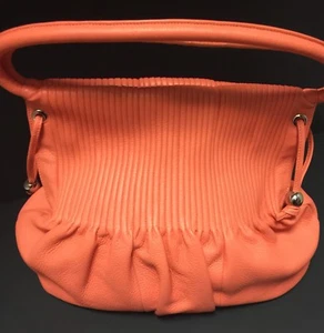 BODHI LEATHER PURSE CORAL COLOR ( New ) - Picture 1 of 6