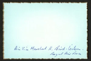Harold Bird-Wilson d2000 signed Autogramm 3x5 Cut Air Force Flying ACE WWII - Bild 1 von 1