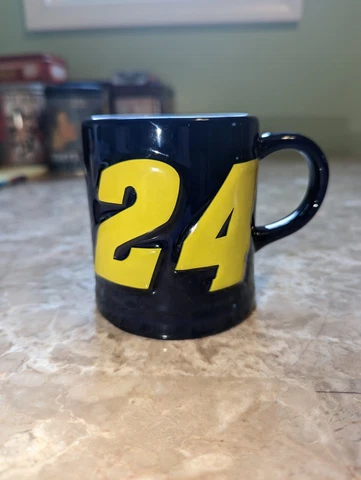 NASCAR Jeff Gordon 24 Coffee Cup / Mug 3D Graphic Excellent Condition Cover