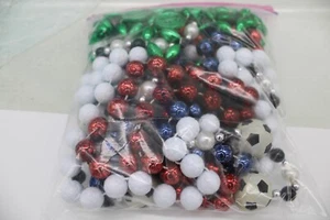 Bag of Mardi Gras Beads - Sports Theme - Picture 1 of 2
