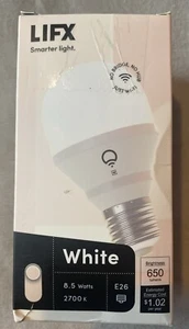 E26 White E26 Wi-Fi Smart LED Light Bulb New - Picture 1 of 4