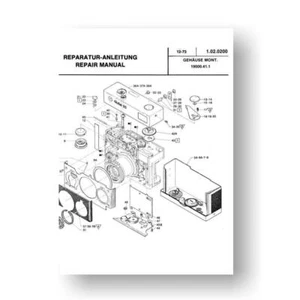 ROLLEI 35 Repair Manual film camera EXPLODED VIEWS PARTS List - DOWNLOAD ONLY - Picture 1 of 1