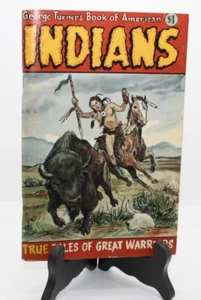 Vintage Indians George Turner's Book of American Indians Great Warriors 1972 - Imagen 1 de 6