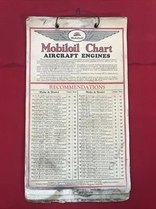 ��Mobiloil Karte Flugzeug Motoren 1930 Schmierung LKW Automobile Motorräder - Bild 1 von 11