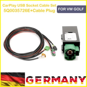 MIB2 USB Carplay Media Switch Harness Set per VW Passat B8 Caddy Tiguan Golf 7 - Foto 1 di 7