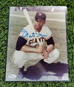 MONTE IRVIN NY GIANTS SIGNED AUTOGRAPH 8X10 PHOTO JSA/COA U23796 - Picture 1 of 4