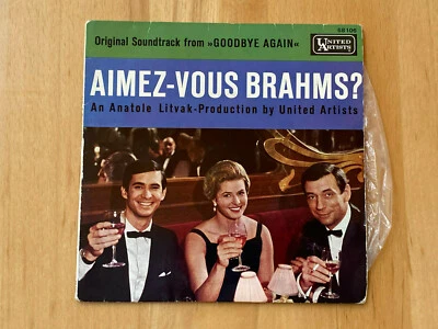 AIMEZ-VOUS BRAHMS? - DIAHANN CARROLL / GEORGES AURIC - UNITED ARTISTS - RARE EP - Bild 1 von 2