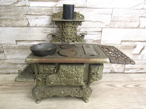 Forno giocattolo in ghisa nichelata Hubley Eagle vintage anni '20 campione venditore - Foto 1 di 14