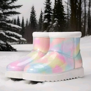 Koolaburra by UGG Koola Clear Pastel Abstract Waterproof Boots - Women’s Size 9 - Picture 1 of 18