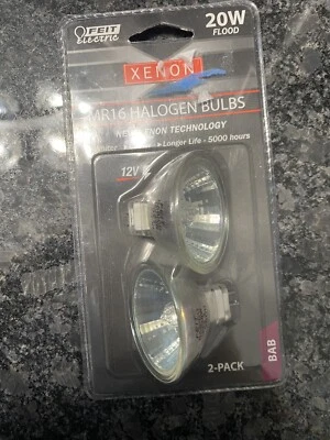 Feit electric xenon 20w flood mr16 bulbs - Image 1 of 2