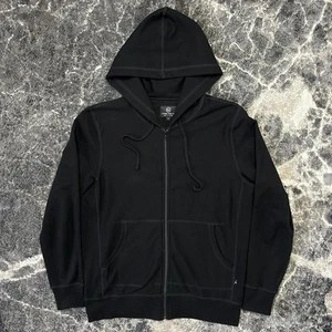 Foreign Rider Co Hoodie Mens Large Size 3 Black Full Zip Sweatshirt Canada Made - Picture 1 of 5