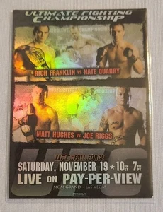 2010 Topps UFC Series 4 UFC 58 Franklin vs Quarry Hughes vs Riggs  - Picture 1 of 2