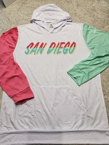 San Diego Padres MLB 2024 SGA Hooded T-shirt Size M City Connect - Picture 1 of 10