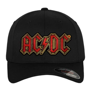 Gorra de béisbol con licencia oficial AC/DC - Logo Flexfit - Imagen 1 de 4