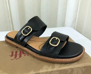 Neu im Karton Sofft Noella Damen-Pantolette verstellbare Riemen Leder US 6,5/37,5 schwarz - Bild 1 von 24