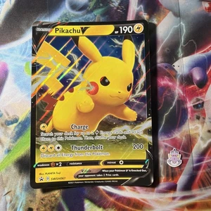 Pikachu V - SWSH061 - Pokemon Oversized Jumbo Promo Card NM - Picture 1 of 2