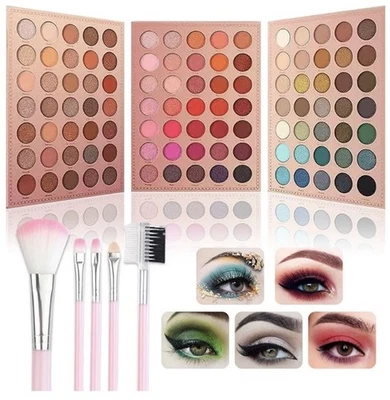 Ultimate Makeup Eyeshadow Pallets 105 Colors With Brushes Professional FreeShip - Image 1 of 4