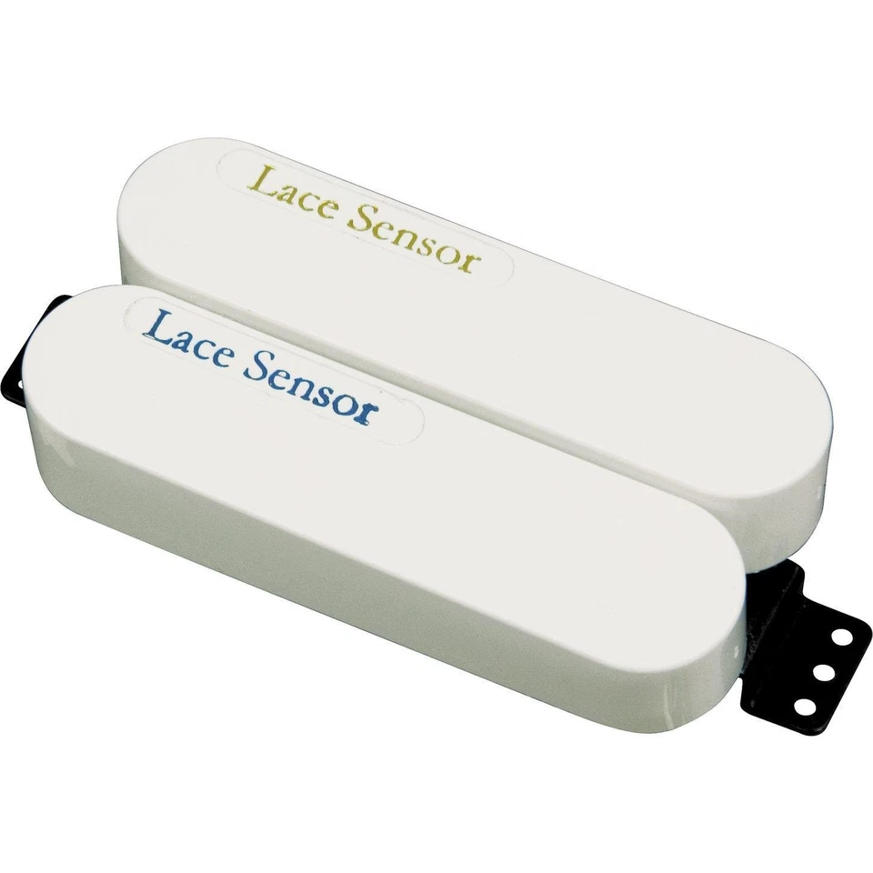 Lace Sensor Blue-Gold Dually Humbucker Electric Guitar Pickup White - Image 1 of 1