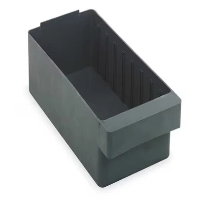 Quantum Storage Systems Qed602gy Drawer Storage Bin, High Impact Polystyrene,