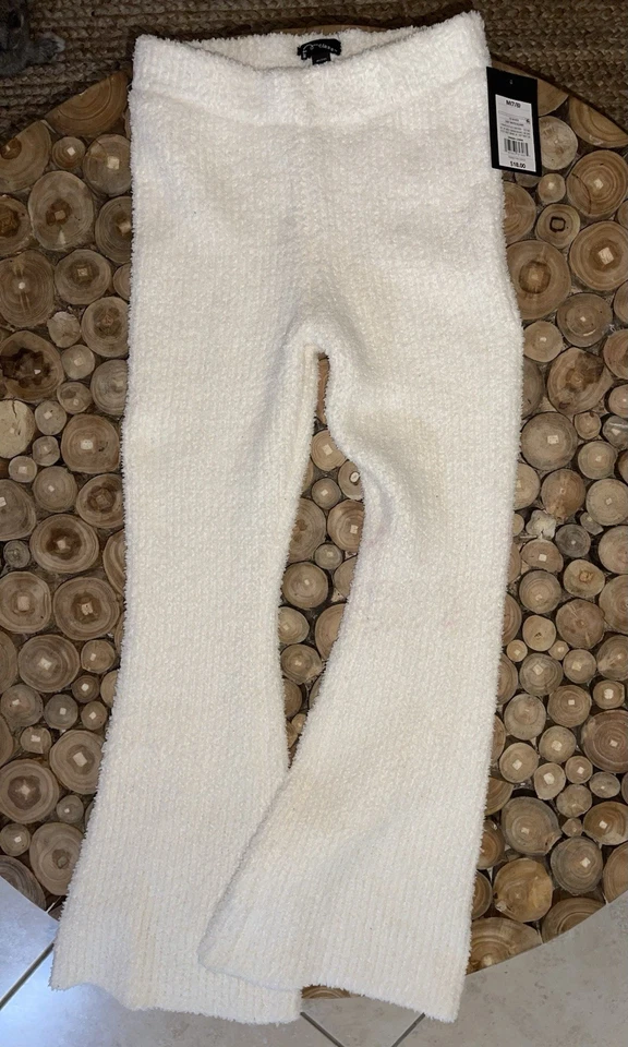 Art Class Light White Flare Leg Elastic Waist Cozy Pants Girls' Large 10/12