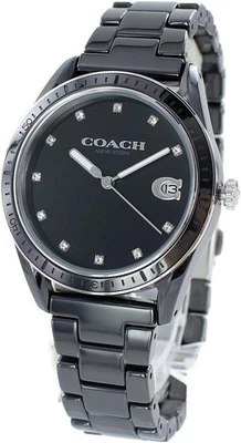 Coach Women's Mother's Day Watch Hand Preston Crystal Black Ceramic 14503262 - image 1 of 3