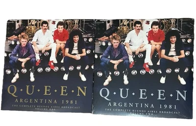 Queen - Argentina 1981 Vol 1 & 2 The Buenos Aires Broadcast vinyl Record New - Image 1 of 4