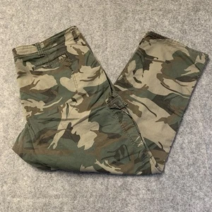 Wrangler Cargo Pants Camouflage Mens 42x32 Relaxed Hunting Fishing Survival - Picture 1 of 19