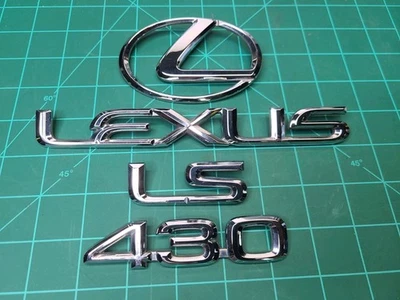 Комплект значков с эмблемой задней крышки багажника Lexus LS430 2001-2006 годов выпуска от оригинального производителя - Изображение 1 из 4