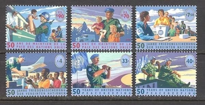 UNO postfrisch 1998 Friedenstruppen komplett aus allen drei Ämtern - Bild 1 von 1