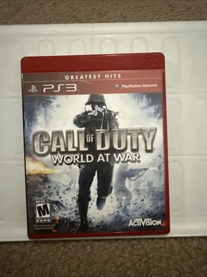 Call of Duty: World At War (Sony PlayStation 3, 2008) PS3 Greatest Hits Complete - Image 1 of 4