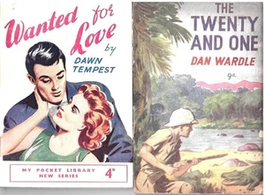 2 vintage British pbs 1950s Twenty and One Wardle Streamline Wanted Love Phoenix - Bild 1 von 1